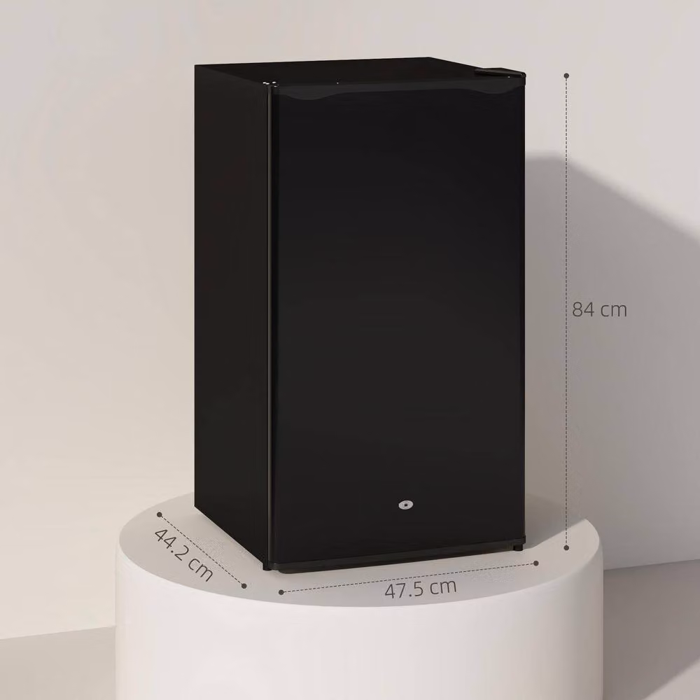STILVORA 91L Lockable Under-Counter Fridge in Black with Zero Degree Zone – 3