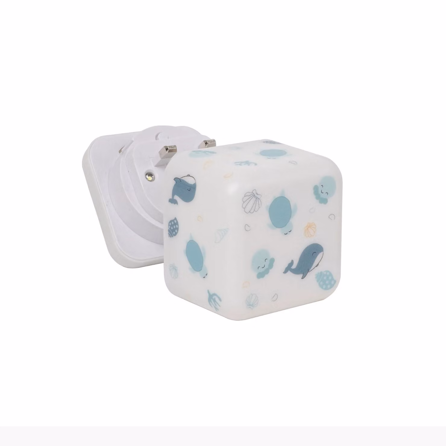 Cloud B Cube B Night Light and Reading Lamp in Blue and White – 2