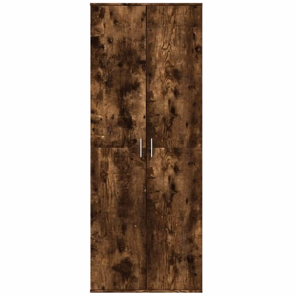 Berkfield Home Smoked Oak Highboard in Brown, W/D/H: 70 x 35 x 180 cm – 3