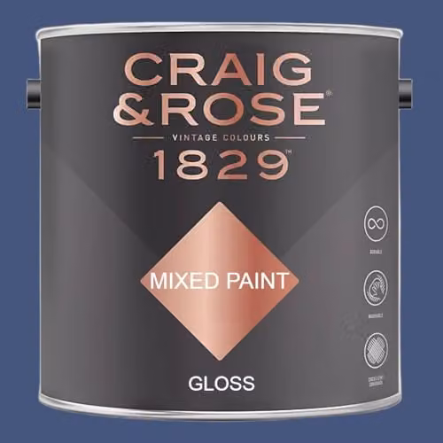 Craig & Rose 1829 Gloss Paint Stop Smalt 2.5 l