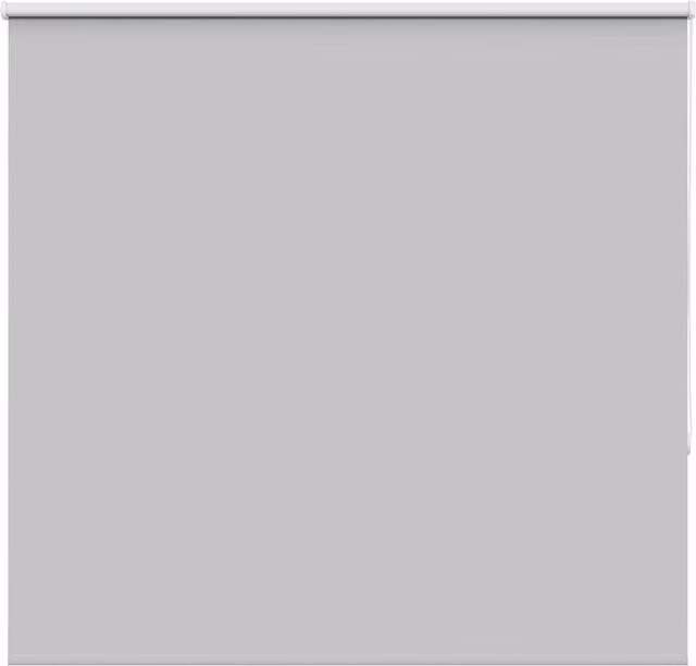 Berkfield Home Blackout Roller Blind in Light Grey, Thermal Insulating Polyester, W: 165 cm, H: 150 cm