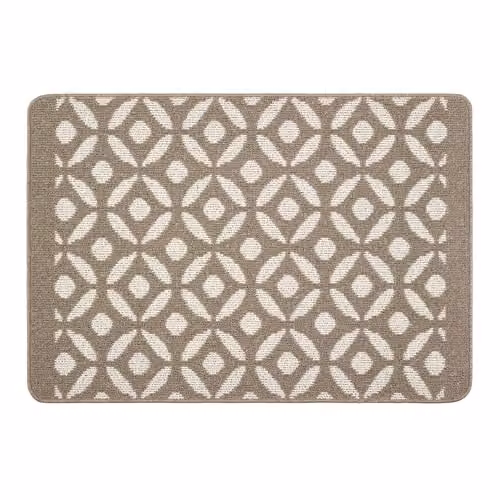My Mat Stain Resistant Crescent Stone Runner in Beige and Grey, W: 67 cm, L: 100 cm – 1