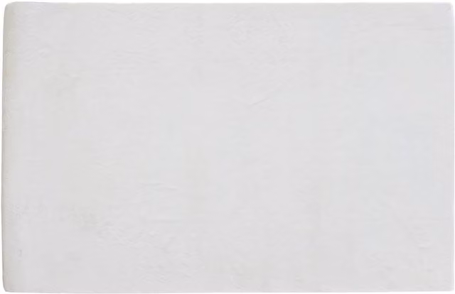 Vente-unique Bunny White Shaggy Faux Fur Effect Rug, W: 160 cm, L: 230 cm