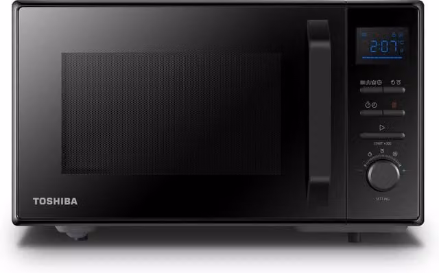 Livingandhome 25 Litre Freestanding Small Combination Microwave Oven - Black