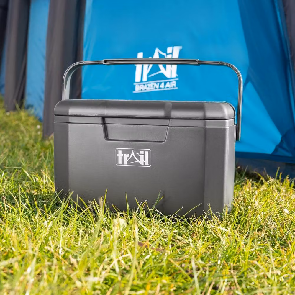 Trail Small Insulated Hard Cooler Box in Grey, 5L – 2