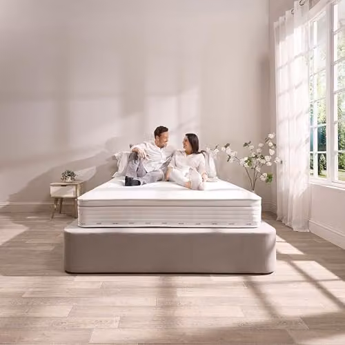 Jay-Be Truecore 2000 Hybrid Mattress, White, W/D/H: 90 x 190 x 23 cm – 2