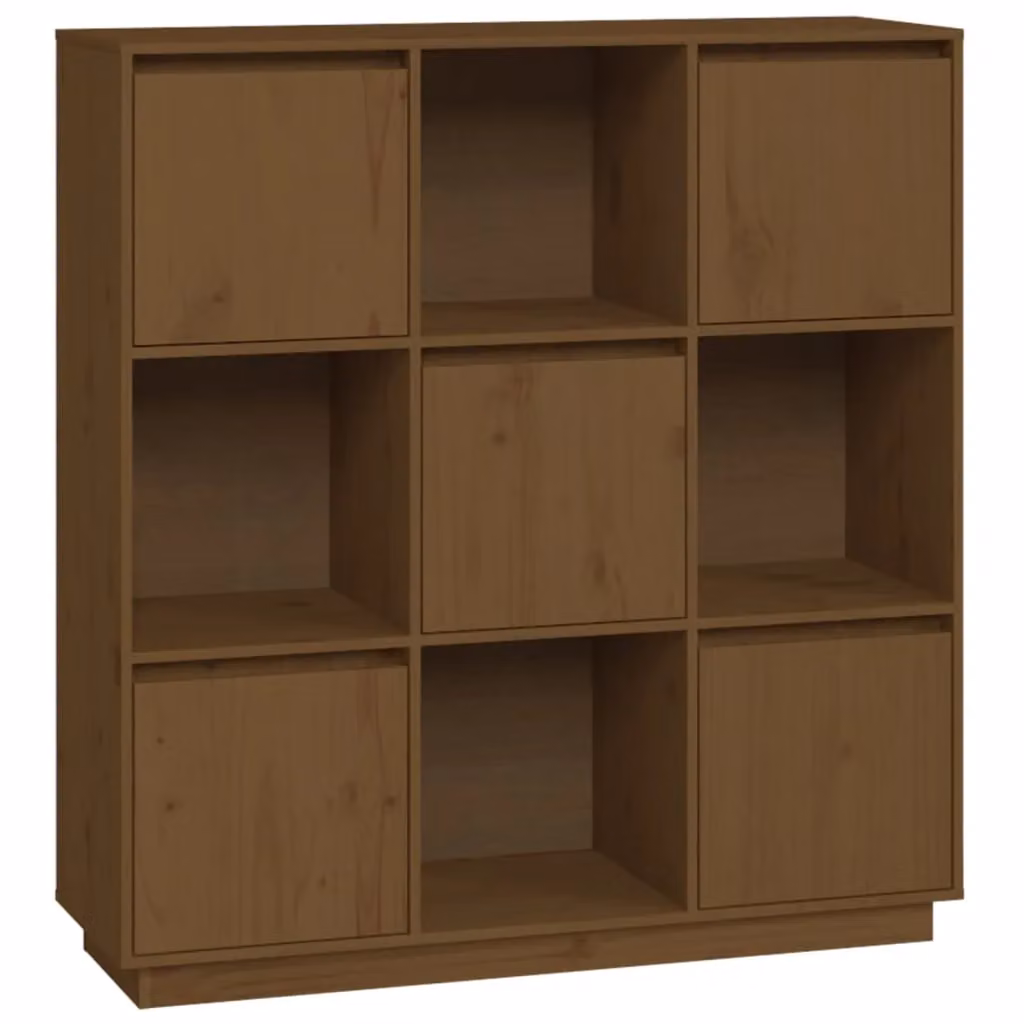 Berkfield Home Modern Highboard in Honey Brown Solid Pine, W/D/H: 110.5 x 35 x 117 cm – 2