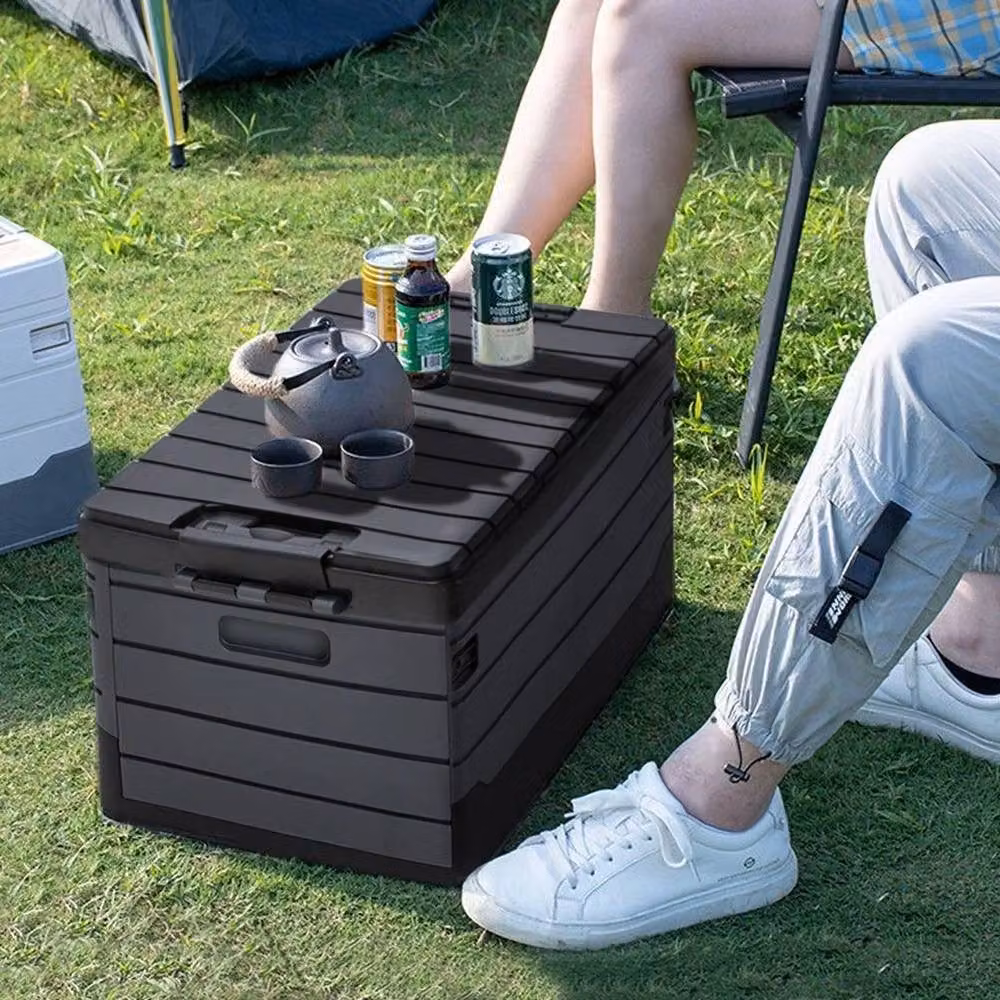SPETLEK 60L Collapsible Outdoor Folding Box in Grey – 4