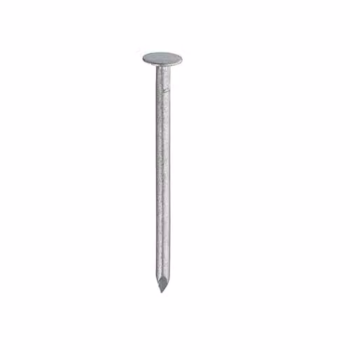 Unifix Galvanised Steel Broad Flat Clout Nails, 40 x 2.65 mm