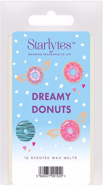 Starlytes Highly Scented Wax Melts Snap Bar in Blue Dreamy Donuts