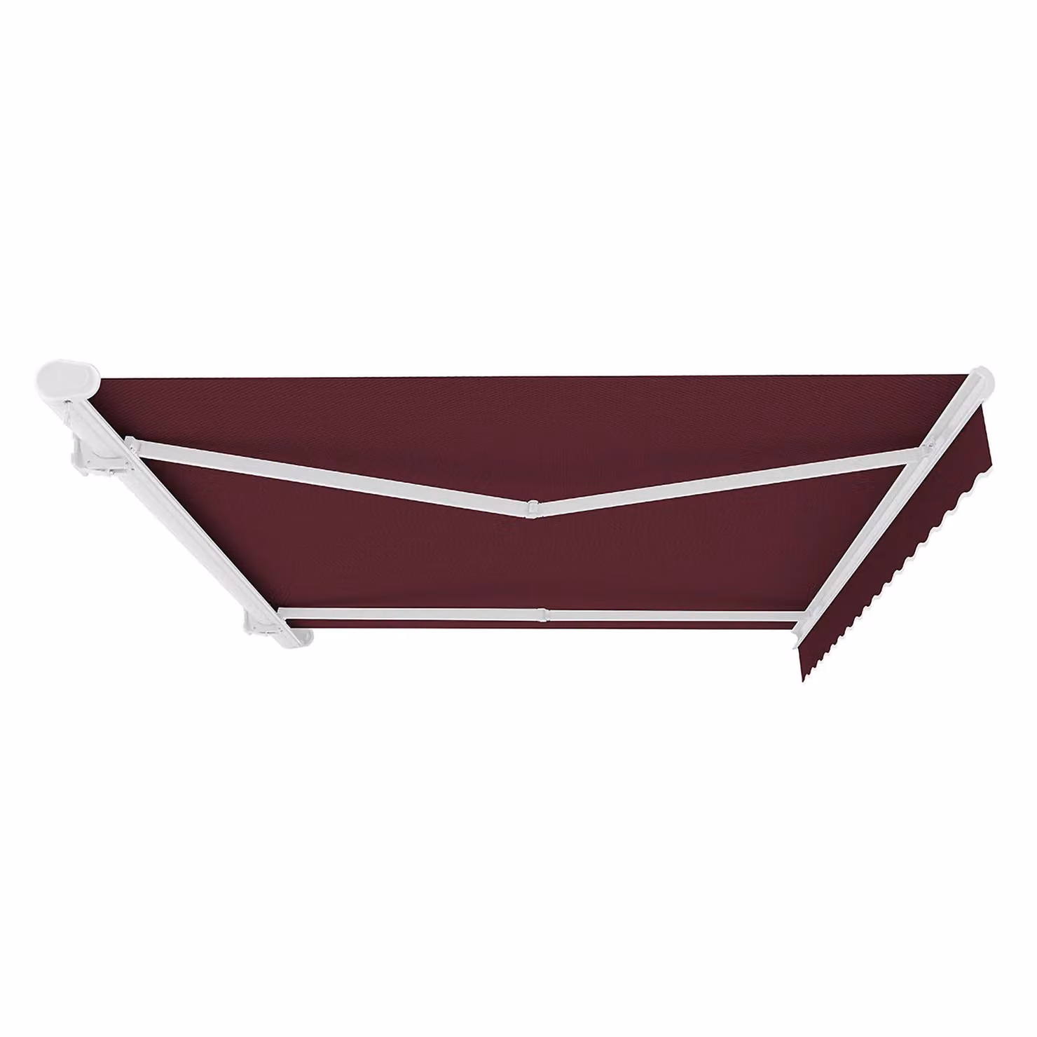 Primrose Awnings Electric Full Cassette Retractable Patio Awning in Burgundy, W: 300 cm, D: 250 cm – 2
