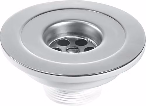 McAlpine 1 1/2 inch Centre Pin Kitchen Sink Reducer with Black Plug SW45P