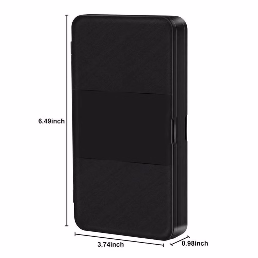 KORVIXA Magnetic Game Card Storage Box Holder, Black – 2
