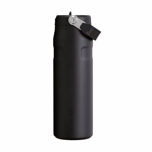 Stanley IceFlow Flip Straw Sports Water Bottle, 0.7 l, Black – 1