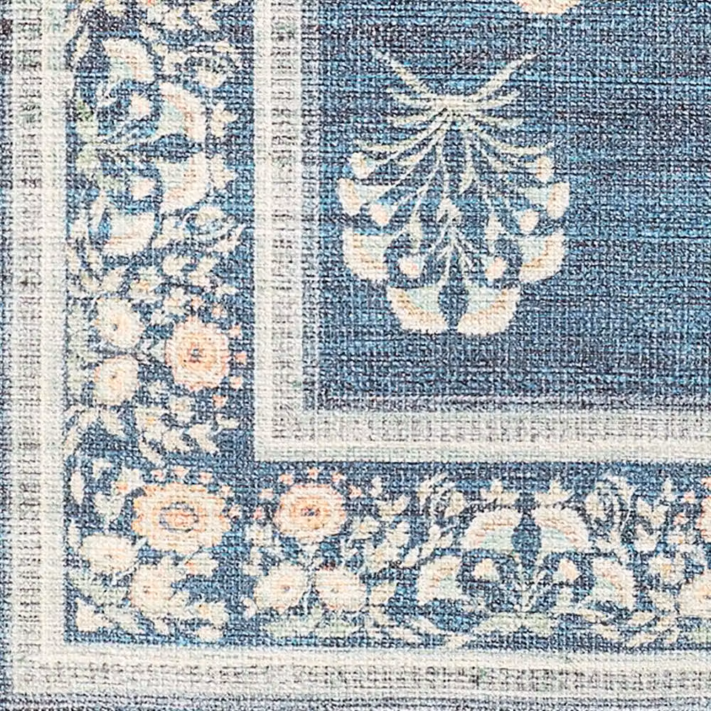 Livabliss Thistle Modern Floral Washable Living and Dining Room Rug in Beige, Green, Pink and Blue, W: 160 cm, D: 220 cm – 3