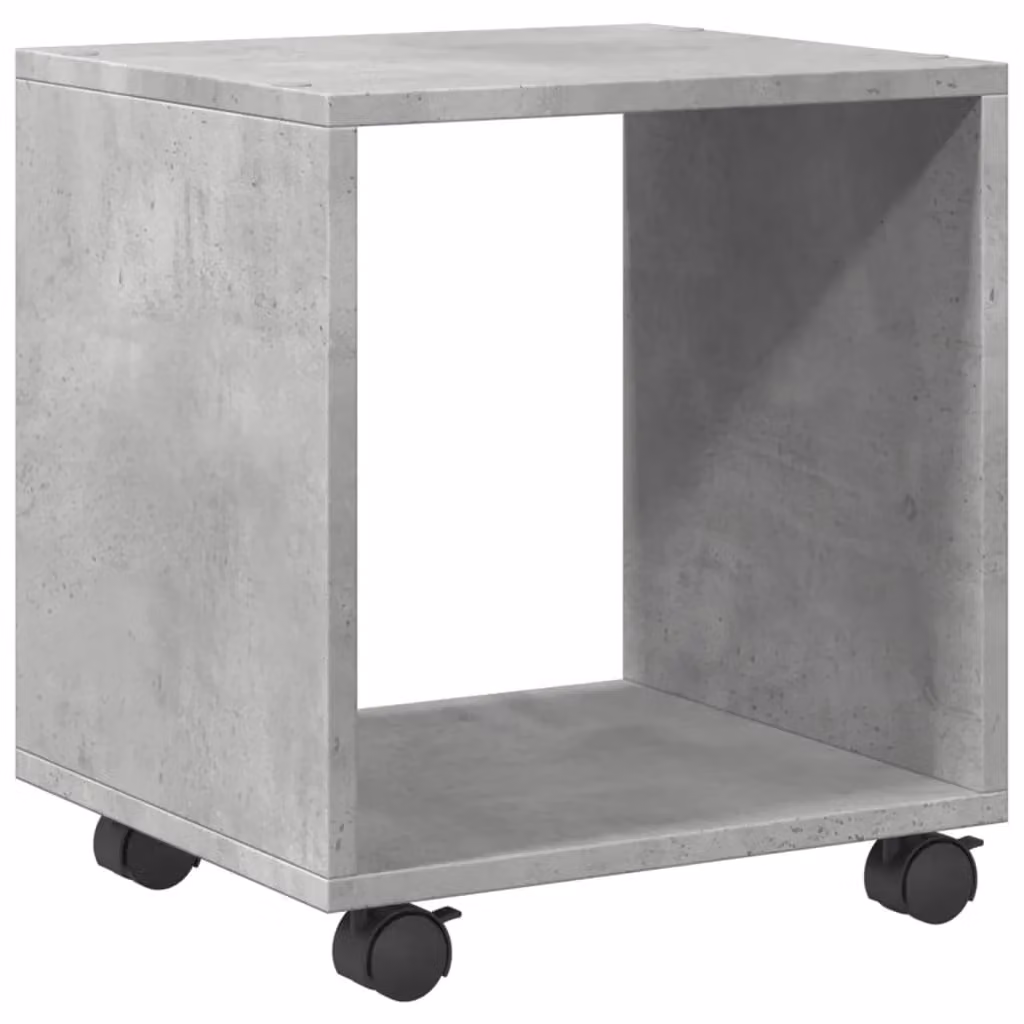 Berkfield Home vidaXL Rolling Cabinet in Concrete Grey, W/D/H: 37 x 33 x 42.5 cm – 2