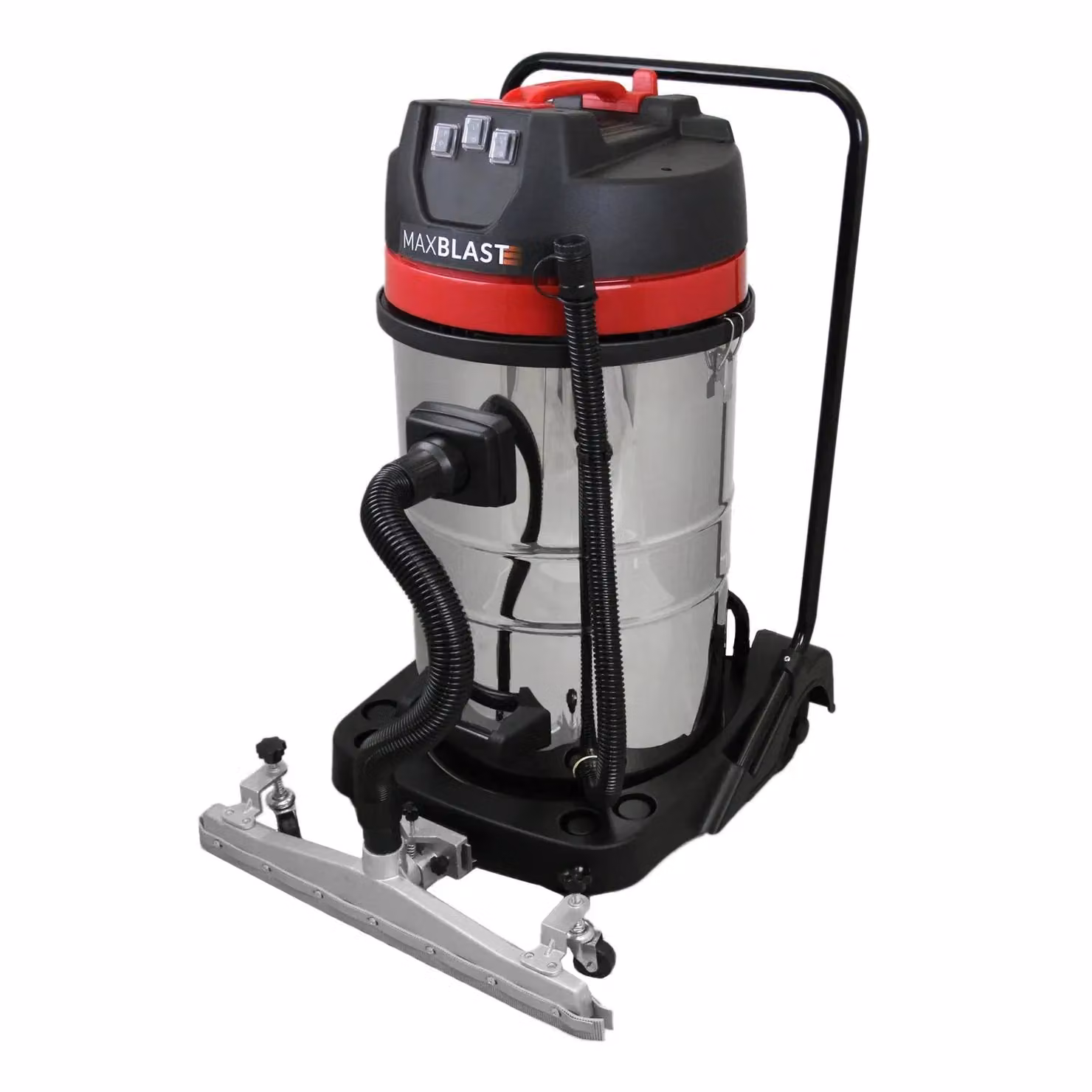 Monstershop MAXBLAST 80L Industrial Vacuum with Floor Nozzle Attachment in Silver or Black – 2