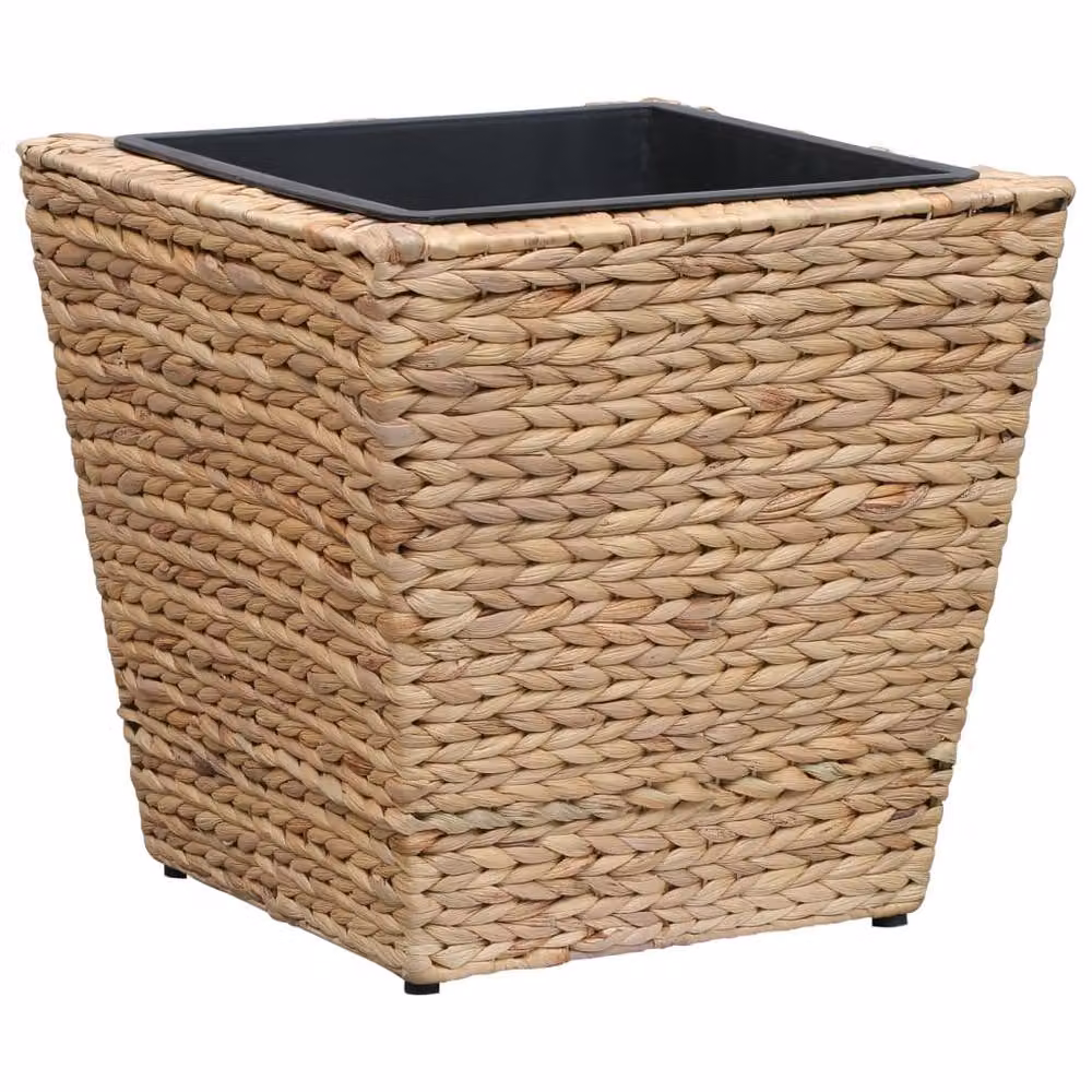 Berkfield Home Garden Set of 3 Brown Water Hyacinth Raised Beds – 3