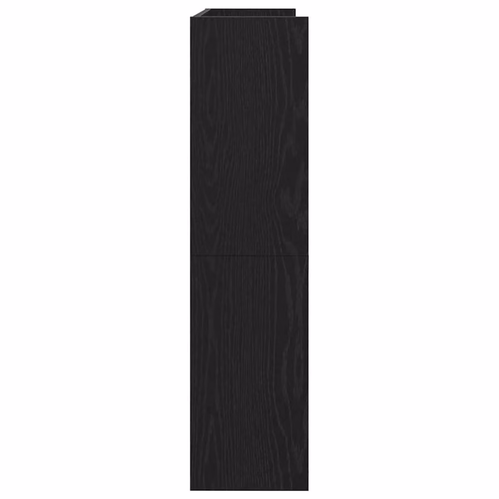 Berkfield Home Black Shoe Rack in Engineered Wood, W/D/H: 80 x 25 x 100 cm – 4