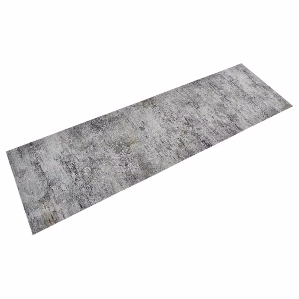 Berkfield Home Beton Washable Velvet Kitchen Rug, Grey, W: 60 cm x L: 180 cm – 2