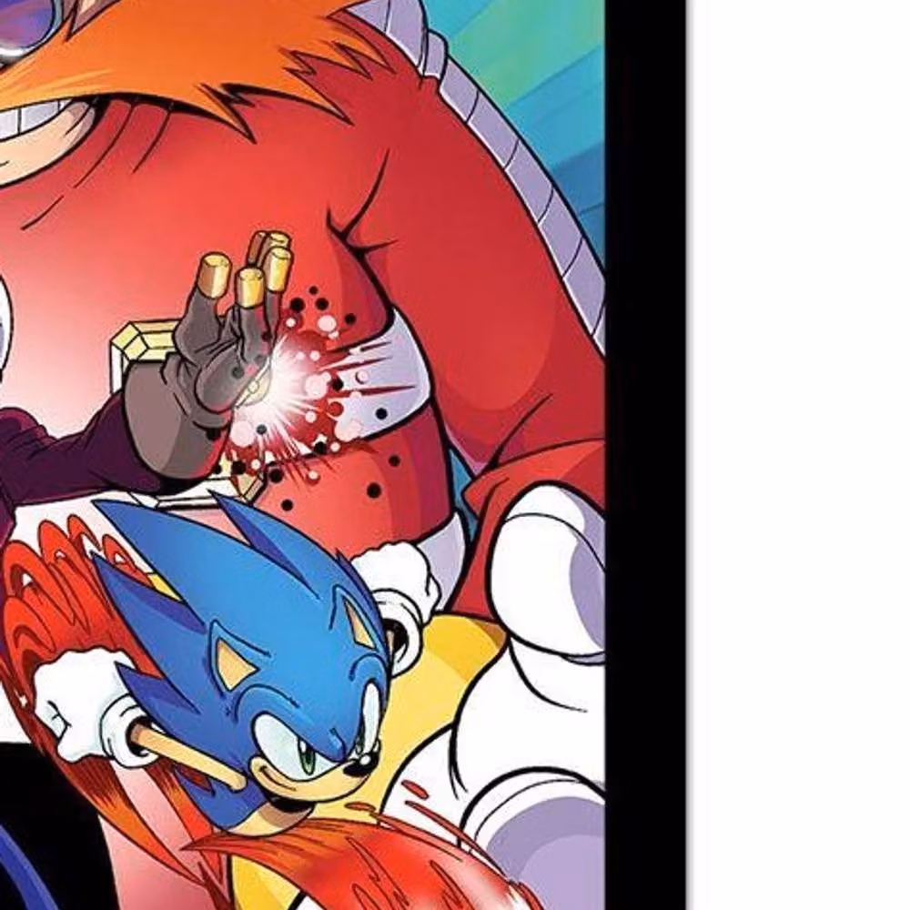 Sonic the Hedgehog Issue 14 Cover Framed Multicolour Paper Poster – 2