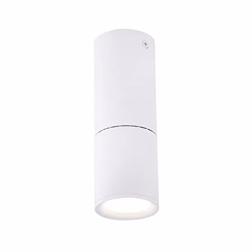 Netlighting Forlight Tub Round Surface Mounted LED Downlight Matt White Cool White