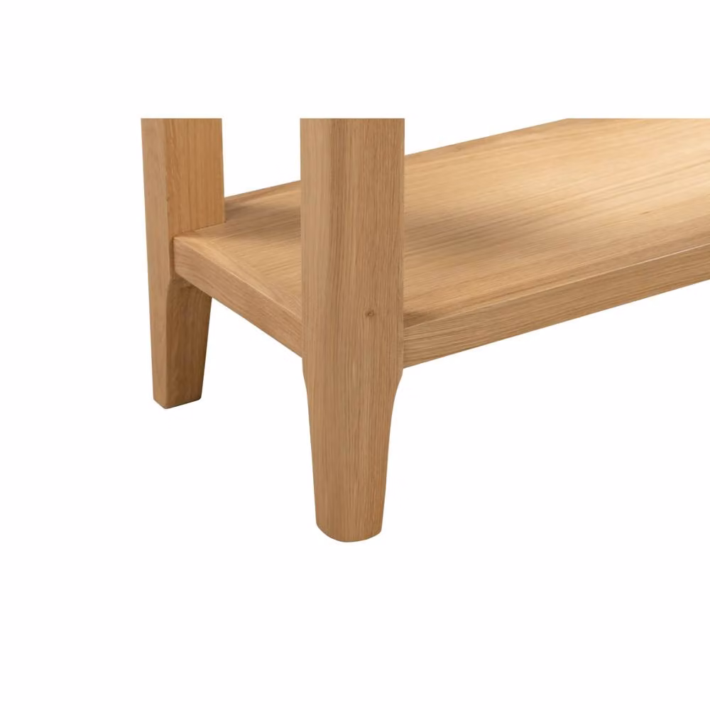 Cheshire Strathclyde Contemporary Oak Console Table in Light Oak – 3