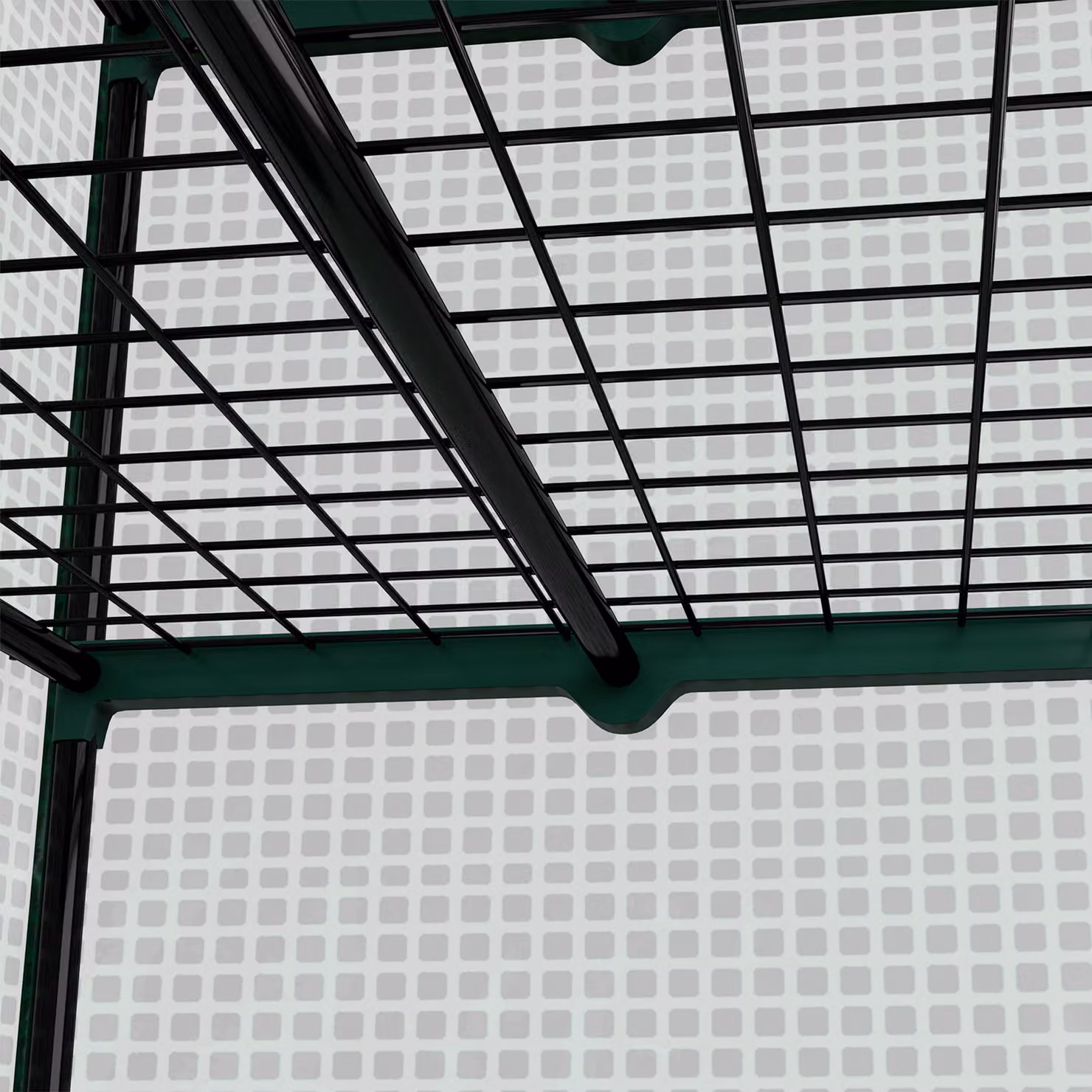 Outsunny Four-Tier Mini Greenhouse with Reinforced Plastic Cover and Steel Frame, Green, H: 160 cm, W: 90 cm, D: 49 cm – 9