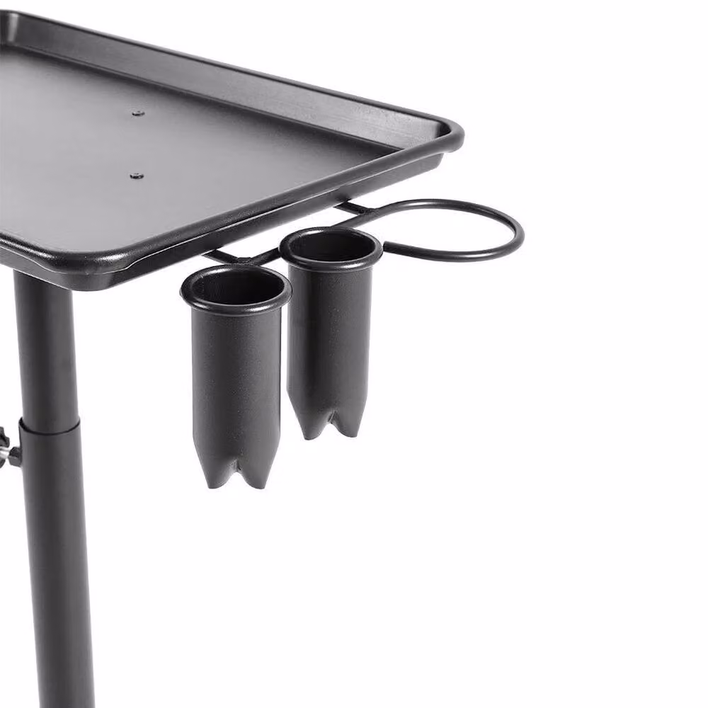 SPETLEK Adjustable Black Hairdresser and Barber Storage Trolley – 2