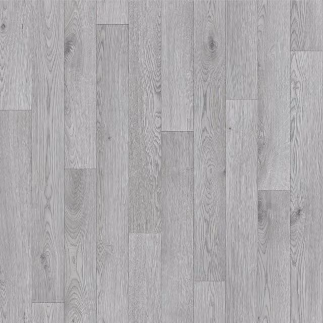 Primus Grey Wood Effect Felt Backed Vinyl Flooring Sheet, Thickness: 2.5 mm, W/D/H: 400 x 500 cm