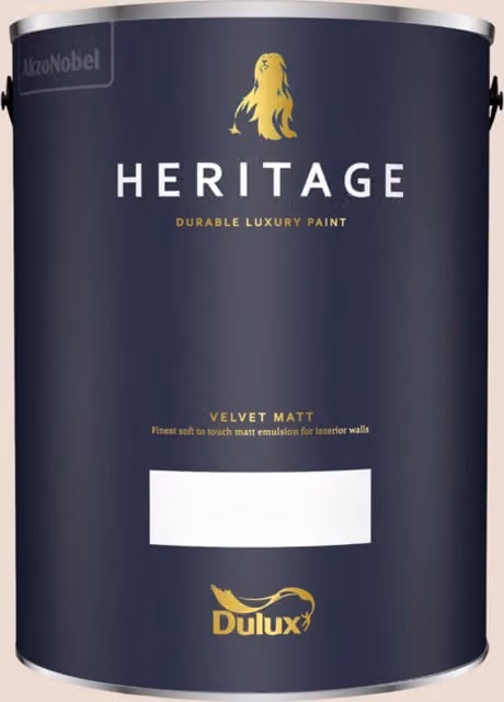 Dulux Trade Heritage Matt Paint in Powder Pink, 5 l