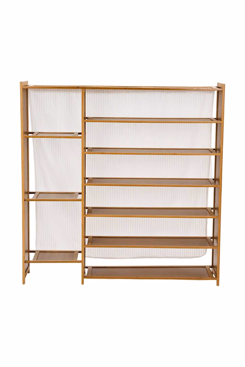 ExtraStar 7-Tier Bamboo Shoe Rack in Brown – 3