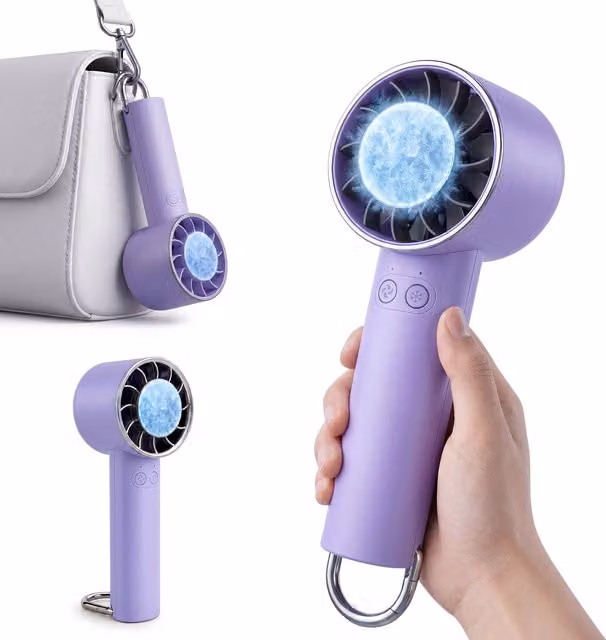 Keplin Mini Handheld Cooling Fan in Purple