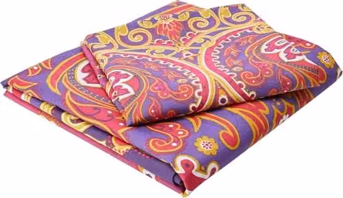 Rapport Home Asha Red Mandala Polycotton Duvet Cover Set with Pillowcase, W/D/H: 135 x 200 cm and 50 x 75 cm – 1