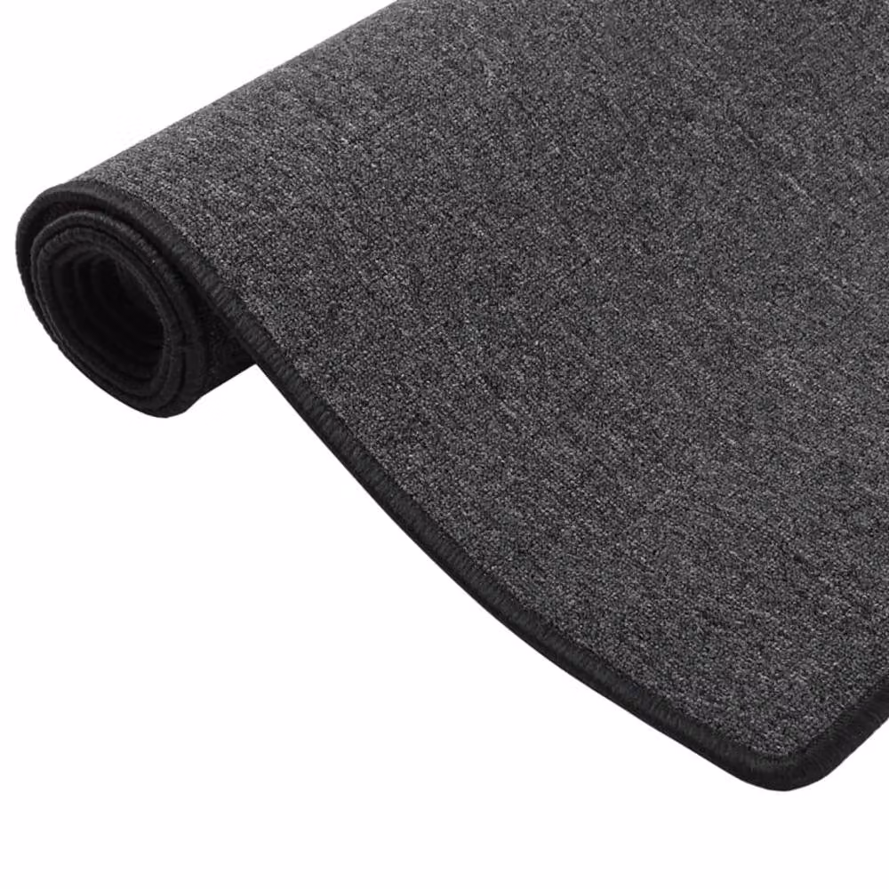 Berkfield Home Elegant Carpet Runner in Anthracite Grey, W: 50 cm, L: 150 cm – 2