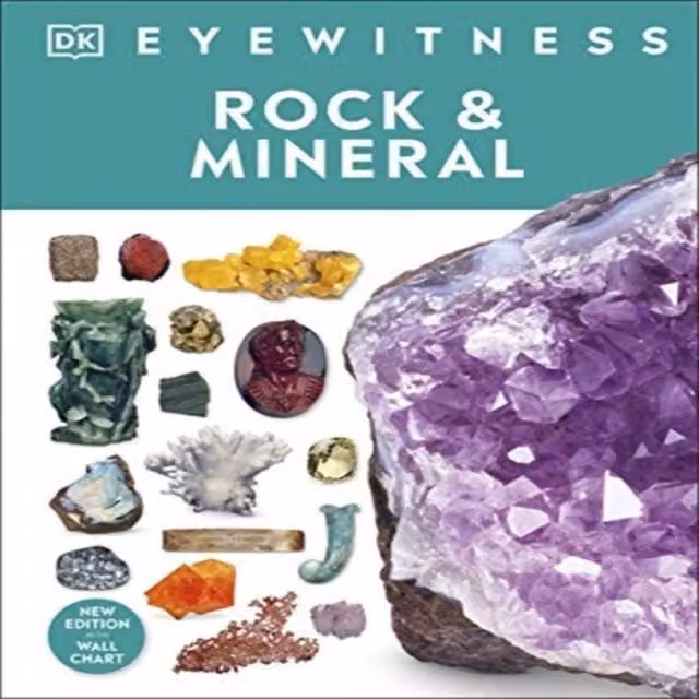 DK Rock and Mineral Hardback Book, Multicolour