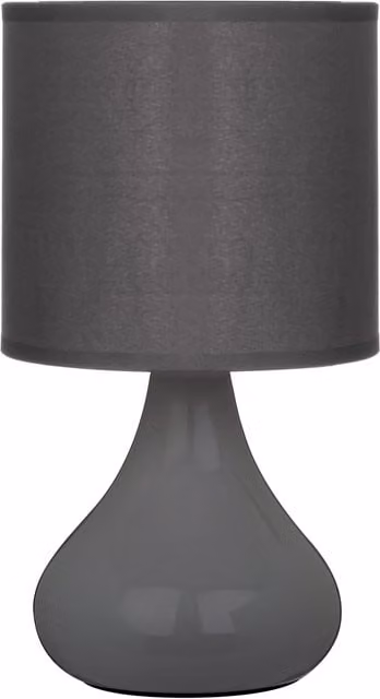 Orsina Grey Ceramic Table Lamp with Fabric Shade by Essentials by Premier