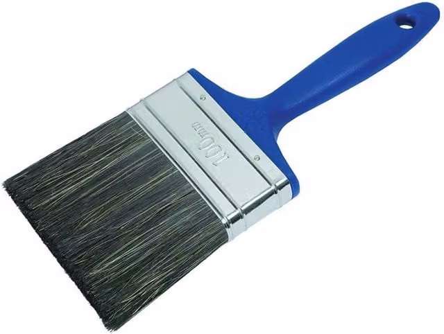 Faithfull Shed and Fence Brush, 100mm, Multicolour