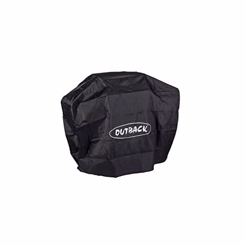 Outback Premium Black Water Resistant and Breathable BBQ Cover for 4 Burner Gas Hooded Meteor, Jupiter or Apollo Grills
