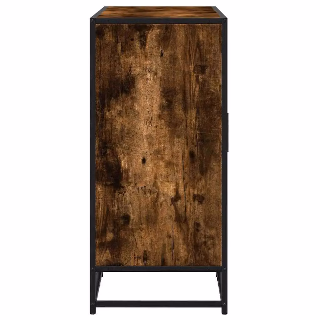 Berkfield Home Smoked Oak Sideboard in Brown, W/D/H: 94 x 35 x 76 cm – 3