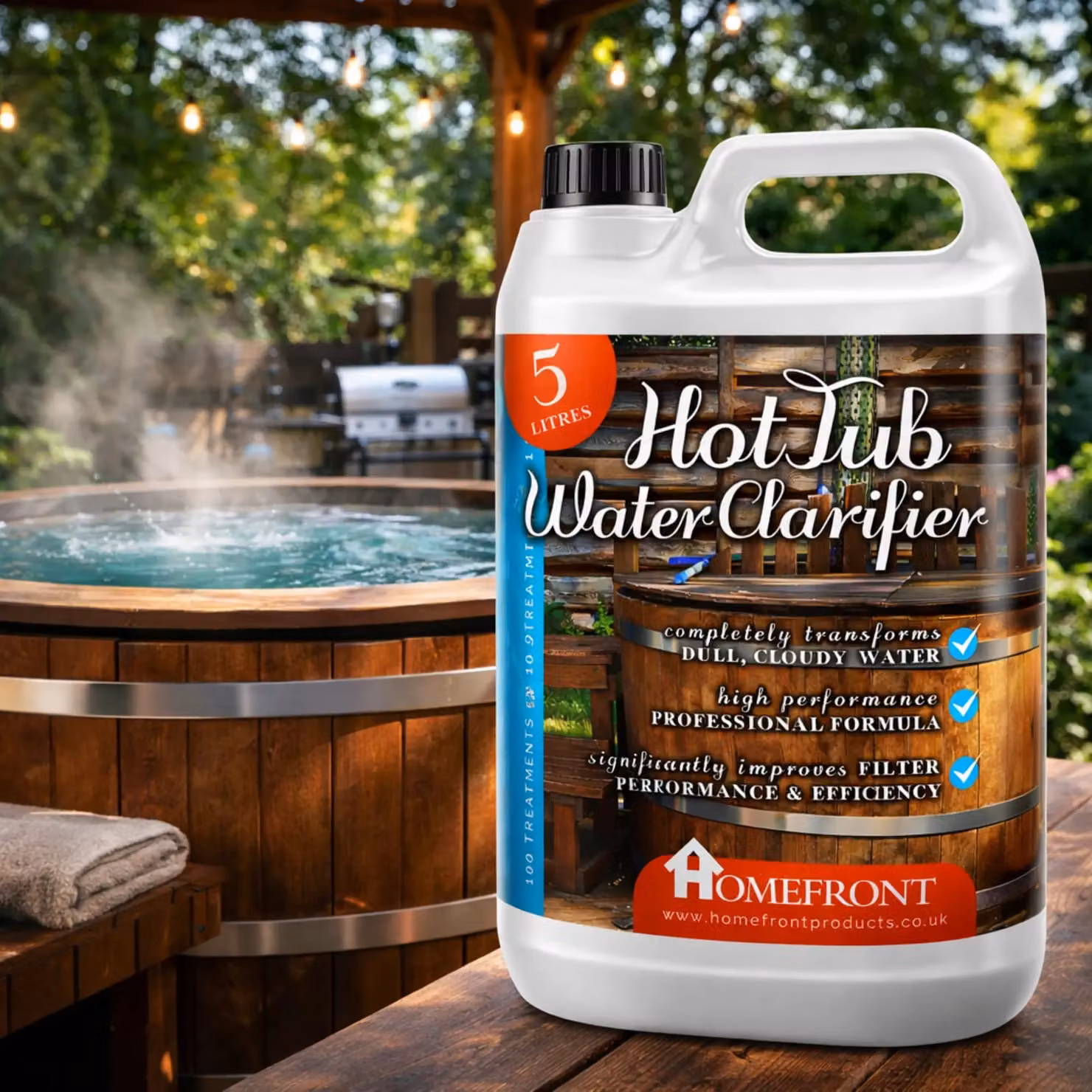 Homefront Hot Tub, Spa and Jacuzzi Water Clarifier, 10 l – 4