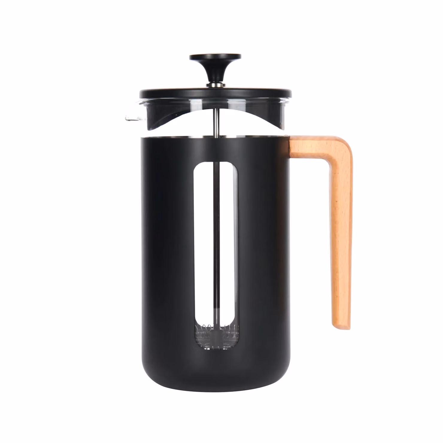 La Cafetiere Pisa 8-Cup Black Cafetiere and Stainless Steel Coffee Measuring Scoop Set – 3