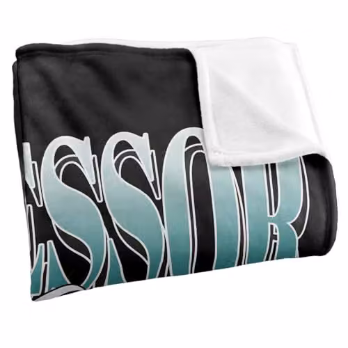 LOGOVISION Harry Potter Professor Snape Homage Super Soft Fleece Throw Blanket, Black, W/D/H: 152.4 x 127.0 x 1.0 cm – 2
