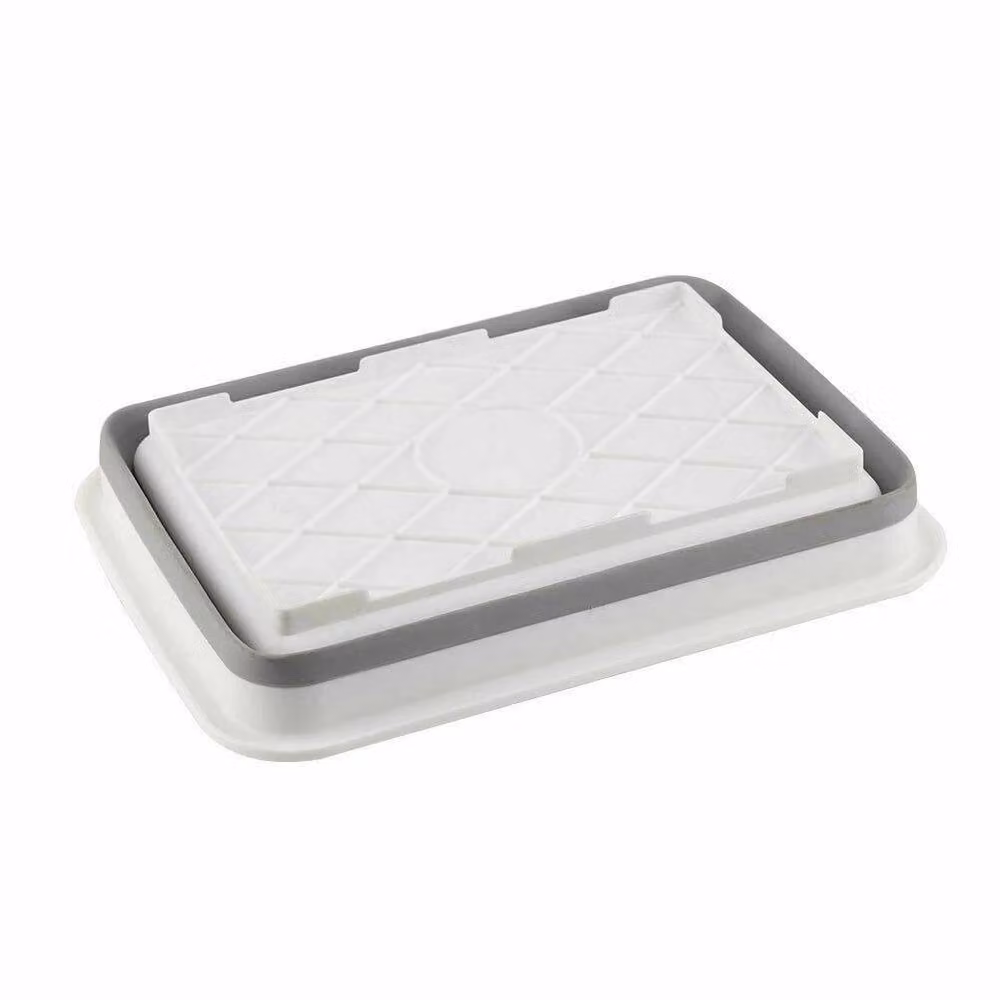 Kelvenix Collapsible Washing Up Bowl in Grey, W: 52 cm x D: 52 cm x H: 5.2 cm – 2