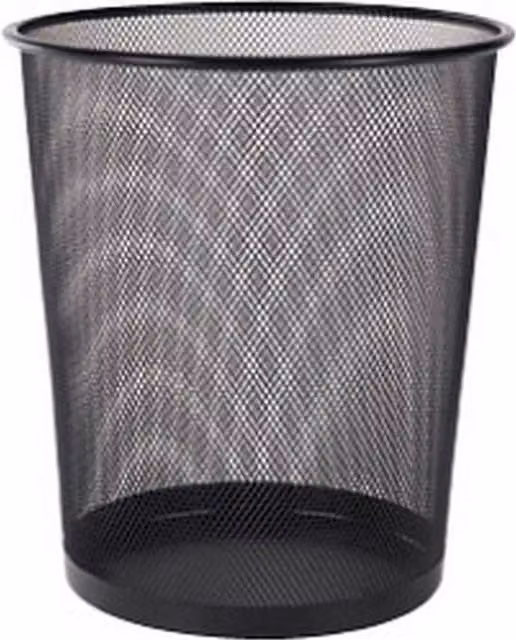 SupaHome Mesh Paper Bin in Black – 1