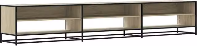 Berkfield Home Sonoma Oak TV Cabinet in Light Tan, W/D/H: 270 x 40 x 46 cm – 1