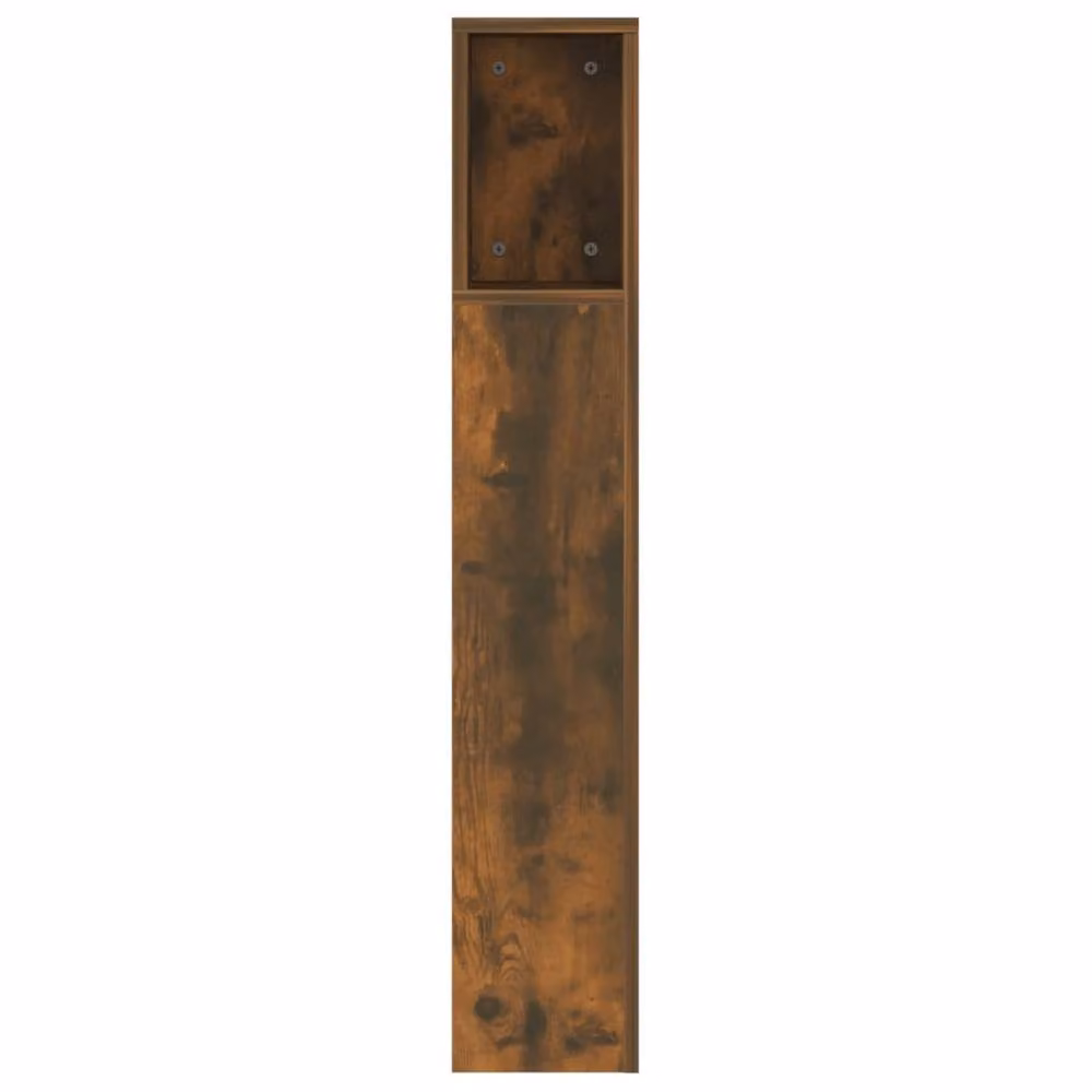 Berkfield Home Headboard Cabinet in Smoked Oak Brown, W: 160 cm, D: 18.5 cm, H: 104.5 cm – 3