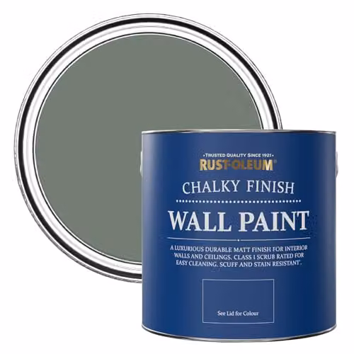 Rust-Oleum Serenity Green Matt Chalky Water-Based Emulsion Wall Paint, 2.5 l – 1