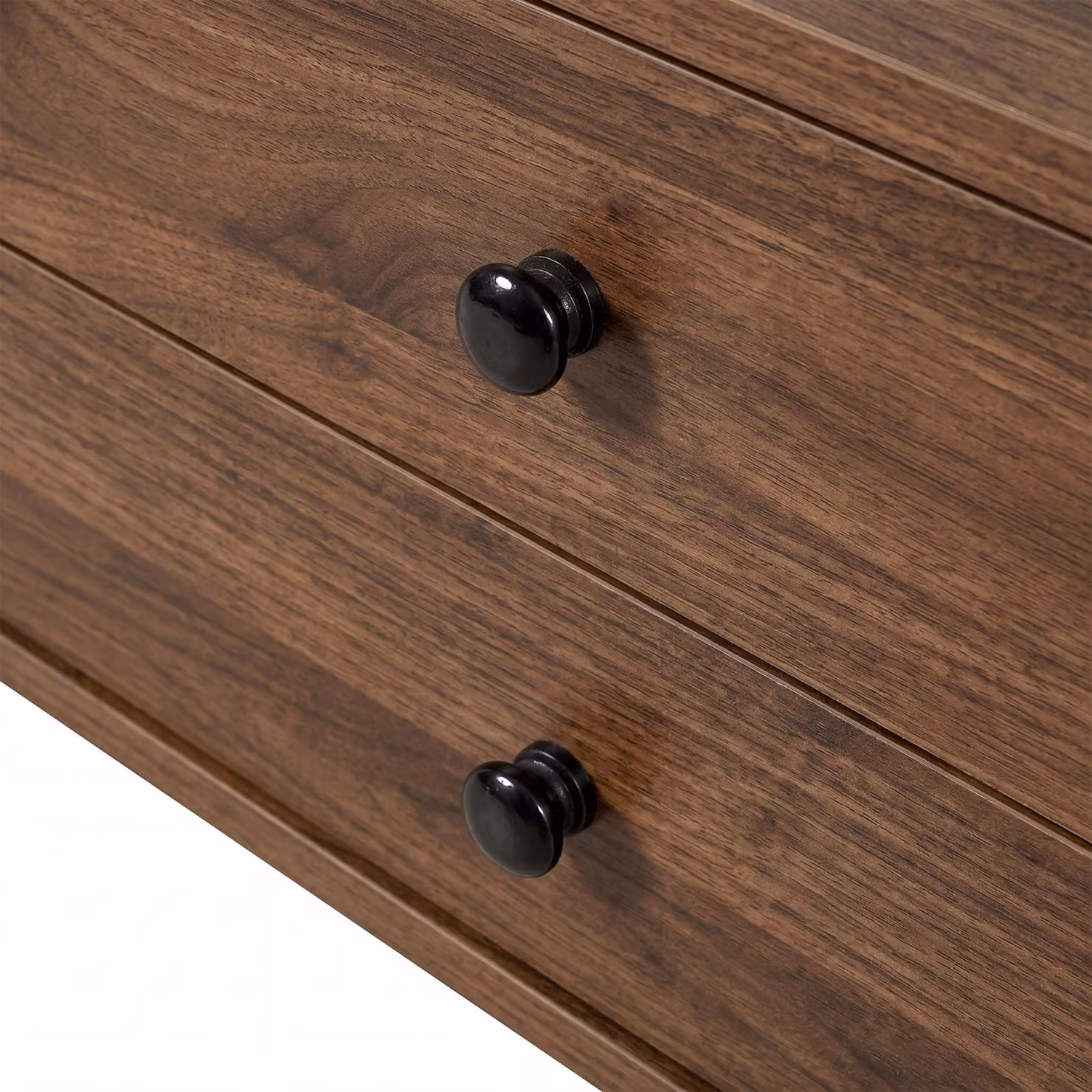Aosom UK Oval Coffee Table with Sliding Doors and 2 Drawers in Walnut Brown, W: 100 cm, D: 50 cm, H: 40 cm – 7