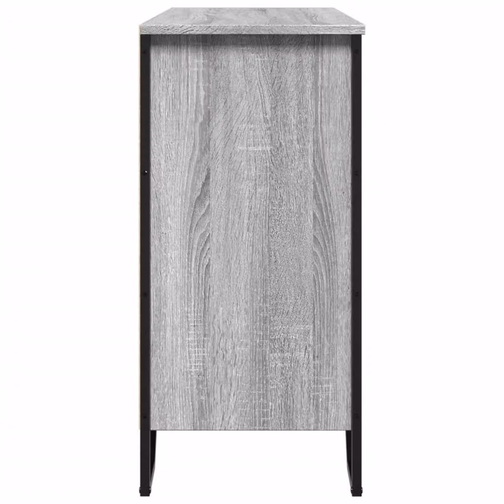 Berkfield Home Grey Sonoma Industrial Sideboard, W: 101 cm, D: 35.5 cm, H: 74.5 cm – 4